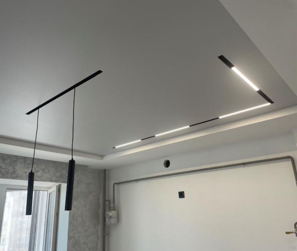 Натяжной потолок с LED-подсветкой под ключ