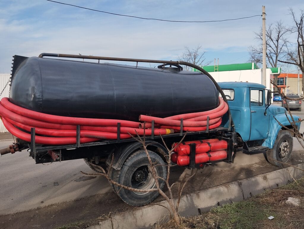 Откачка сливных и выгребных ям, машина 8 м3